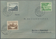 Deutsches Reich - 3. Reich: 1939, WHW Bauwerke, Kompletter Satz Auf Drei (gefalteten) Adressierten V - Covers & Documents