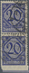 Deutsches Reich - Dienstmarken: 1920, 20 Pf. Violettblau Als Gebrauchtes Senkrechtes Paar Mit Der Un - Dienstzegels