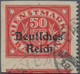 Deutsches Reich - Dienstmarken: 1920, 50 Pf. Bayern Abschied Mit Aufdruck Deutsches Reich Nur Rechts - Service