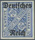 Deutsches Reich - Dienstmarken: 20 Pfg. Wasserzeichen Nur Ringe UNGEZÄHNT, Postfrisches Qualitätsstü - Dienstzegels