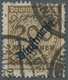 Deutsches Reich - Dienstmarken: 1923, Wertangabe Im Rosettenmuster, 200 Mio M Olivbraun, Attest Wein - Dienstzegels