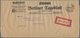 Deutsches Reich - Lokalausgaben 1918/23: BERLIN C 2: 1923, Gebührenzettel "Taxe Percue", EF Auf Komp - Briefe U. Dokumente