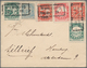 Deutsches Reich - Privatpost (Stadtpost): Hamburg 1888, EXTREM SELTENE MISCHFRANKATUR Von Sechs Vers - Postes Privées & Locales