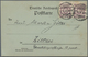 Deutsches Reich - Privatpost (Stadtpost): ZITTAU: 1898, 2 Pf Im Waagerechten Paar Auf Orts-Ansichtsk - Private & Local Mails