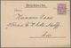 Deutsches Reich - Privatpost (Stadtpost): Zwickau P. Haak 1897 2 Pfennig Lila Auf Drucksache Von Der - Private & Local Mails