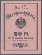 Deutsches Reich - Ganzsachen: 1889, Zwei Fernsprechscheine 50 Pf. Schwarz Auf Rosa, No. 19 Und No. 4 - Autres & Non Classés