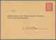 Deutsches Reich - Privatganzsachen: 1941 (ca.), Klappkarte 12 Pf Rot Wertziffer "An Den Sachbearbiet - Andere & Zonder Classificatie