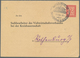 Deutsches Reich - Privatganzsachen: 1943, Privat-Klappkarte 12 Pf Ziffer/Guilloche "An Den Sachbearb - Andere & Zonder Classificatie