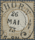 Deutsches Reich - Hufeisenstempel: THORN 26 MAI 73 (Spal. 38-2 Mit Zier-Rauten) Auf Kl. Schild 5 Gr. - Maschinenstempel (EMA)