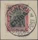 Deutsche Post In China: 1900/1901, Handstempelaufdruck Auf 40 Pfg., Amtlich Nicht Verausgabter Wert, - Chine (bureaux)