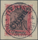 Deutsche Post In China: 1901, 80 Pfg. Handstempelaufdruck, Farbfrisches Und Gut Gezähntes Luxusstück - Chine (bureaux)