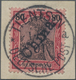 Deutsche Post In China: 1901, 80 Pfg. Handstempelaufdruck, Farbfrisches Und Gut Gezähntes Luxusstück - China (kantoren)