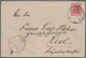 Delcampe - Deutsche Post In China - Besonderheiten: 1896/1912, Sechs Belege (u.a. Japan. Schmuckbrief Aus 1895, - Deutsche Post In China