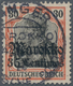 Deutsche Post In Marokko: 1913, 35 C. Auf 30 Pfg. Rötlichorange/schwarz Auf Orangeweiß, Farbfrisch U - Marokko (kantoren)