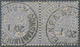 Deutsche Post In Der Türkei - Vorläufer: 1871, NDP 2 Gr. Graublau Im Waagerechten Paar Entwertet Mit - Turkse Rijk (kantoren)
