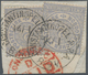 Deutsche Post In Der Türkei - Vorläufer: 1871, Norddeutscher Postbezirk 2 Gr. Lebhaftgraublau, Zwei - Turkse Rijk (kantoren)