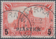 Deutsche Post In Der Türkei: 1900, 5 Piaster Auf 1 Mark Dunkelorangerot, Sauberer Mit Zwei Stempelab - Deutsche Post In Der Türkei