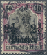 Deutsche Post In Der Türkei: 1905, 2 1/2 Piaster Auf 50 Pfg. Germania Auf Orangeweißem Papier, Saube - Turkse Rijk (kantoren)