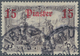 Deutsche Post In Der Türkei: 1913, 15 Pia Auf 3 Mark Schwarzbraunviolett, Gestempelte Freimarke Des - Turkse Rijk (kantoren)