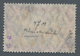 Deutsche Post In Der Türkei: 1913 (4.11.), Sogen. "Ministerdruck" (25 Piaster Auf 5 Mark Mit Stempel - Deutsche Post In Der Türkei
