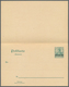 Deutsche Post In Der Türkei - Ganzsachen: 1902 Essay Für Doppelkarte 5 Pf Mit Überdruckprobe "10 PAR - Turkse Rijk (kantoren)