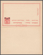 Deutsche Post In Der Türkei - Ganzsachen: 1905, 20 Para Auf 10 Pfg. Reichspost Doppel-Ganzsachenkart - Turkse Rijk (kantoren)