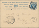 Deutsch-Ostafrika - Vorläufer: 1888 (18.12.), Indische 1 1/2 Anna GA-Karte Eines Besatzungsmitgliede - África Oriental Alemana