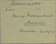 Deutsch-Ostafrika - Besonderheiten: Kriegsgefangenen-Lager: 1917, KGF-Brief Eines Dt. Internierten M - Afrique Orientale