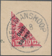 Deutsch-Südwestafrika: 1900, Halbierte 10 Pf. Auf Kartenausschnitt Mit Sauberem Stempel ''KEETMANSHO - África Del Sudoeste Alemana