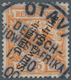 Deutsch-Südwestafrika: 1899, 25 Pf Dunkelorange Entwertet Mit K1 "OTAVI" 1900, Die Marke Ist Farbfri - Sud-Ouest Africain Allemand