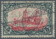 Deutsch-Südwestafrika: 1906, 5 Mark Schiffszeichnung Sauber Gestempelt Und Einwandfrei, Fotokurzbefu - Sud-Ouest Africain Allemand