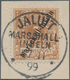 Deutsche Kolonien - Marshall-Inseln: 1899, 3 Pfg. Rötlichocker Auf Luxus-Briefstück Mit Vollem K1 "J - Marshalleilanden