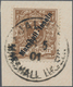 Deutsche Kolonien - Marshall-Inseln: 1899, 3 Pfg. Lebhaftorangebraun Mit EKr. "JALUIT MARSHALL INSEL - Marshall-Inseln