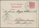 Delcampe - Deutsche Kolonien - Samoa - Besonderheiten: 1898/1899, Drei GA-Belege (2 X GA-Kte "Nur Für Marine-Sc - Samoa