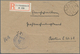 Feldpost 1. Weltkrieg: 1918,24.2., Brief Mit R-Zettel "K. D. Feldpoststation 372" Und Adler-K2 "Kass - Other & Unclassified