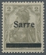 Deutsche Abstimmungsgebiete: Saargebiet: 1920, "2 Pfg. Germania/Sarre Mit Aufdruck In Type II", Unge - Covers & Documents