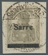 Deutsche Abstimmungsgebiete: Saargebiet: 1920, "2 Pfg. Germania/Sarre Mit Aufdruck In Type II", Saub - Brieven En Documenten