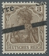 Deutsche Abstimmungsgebiete: Saargebiet: 1920, "3 Pfg. Germania/Sarre Mit Verschobenem, Diagonalen A - Briefe U. Dokumente