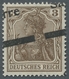 Deutsche Abstimmungsgebiete: Saargebiet: 1920, "3 Pfg. Germania/Sarre Mit Verschobenem, Diagonalen A - Brieven En Documenten