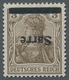 Deutsche Abstimmungsgebiete: Saargebiet: 1920, "3 Pfg. Mit Germania/Sarre Mit Kopfstehendem Aufdruck - Brieven En Documenten