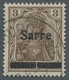 Deutsche Abstimmungsgebiete: Saargebiet: 1920, "3 Pfg. Germania/Sarre Mit Aufdruck In Type II Und Se - Covers & Documents