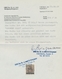 Deutsche Abstimmungsgebiete: Saargebiet: 1920, "3 Pfg. Germania/Sarre Mit Aufdruck In Type II Und Se - Lettres & Documents