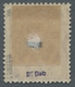 Deutsche Abstimmungsgebiete: Saargebiet: 1920, "10 Pfg. Germania/Sarre Mit Kopfstehendem Aufdruck", - Lettres & Documents
