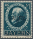 Deutsche Abstimmungsgebiete: Saargebiet: 1920. 5 Ma Bayern Mit Aufdrucke "SARRE", Gestempelt "Mittel - Lettres & Documents