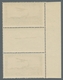 Deutsche Abstimmungsgebiete: Saargebiet: 1932, "5 Fr. Flugpost Im Zwischenstegpaar", Zwei Postfrisch - Briefe U. Dokumente