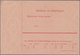 Deutsche Abstimmungsgebiete: Saargebiet - Ganzsachen: 1920/21, Postanweisung Germania 10 Pf Rot Mit - Postal Stationery