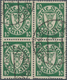 Danzig: 1932, 10 Pfg. Wappen Mit Rollenzähnung Im Gestempelten Viererblock. Ein Wert Unten Zahnfehle - Other & Unclassified