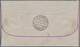 Memel: 1921, 20 Mark Auf 5 F Schwärzlichblau/hellocker, Einzelfrankatur Auf Einschreibebrief Von MEM - Memelgebiet 1923