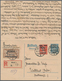 Memel - Besonderheiten: 1921, Dt.Reich 30 Pf / 30 Pf Antwortdoppelkarte Mit Druckdatum "21", Zusamme - Klaipeda 1923