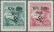 Sudetenland - Rumburg: 1938, Sondermarken: 50 H Und 1 Kc Masaryk Mit Kind Und Aufdruck ”Wir Sind/ Fr - Sudetenland